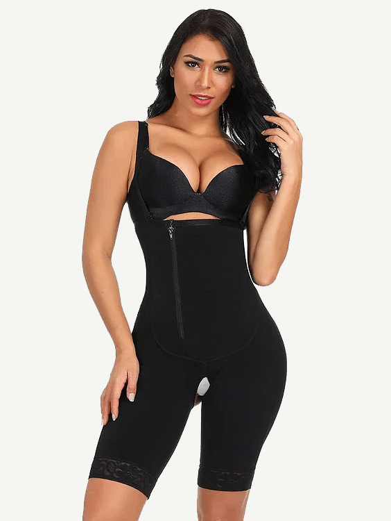 Wholesale Sleek Smoothers Zipper Underbust Hooks Queen Size Shapewear