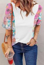 Load image into Gallery viewer, Multicolor Floral Print Sleeveless Tank Top
