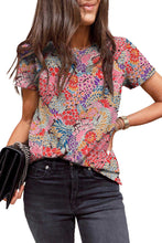 Load image into Gallery viewer, Multicolor Puff Sleeve Floral Blouse

