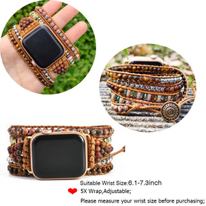 Natural Stone Apple Watch Bracelet Band