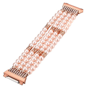 Elastic Beads Bracelet for Fitbit Watch