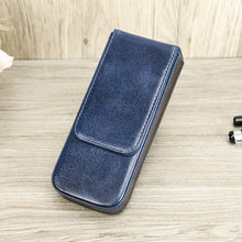 Load image into Gallery viewer, Genuine Leather 3 Slots Pen Case With Removable Pen Tray
