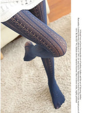 Load image into Gallery viewer, Lolita Stripe High Tights Stockings
