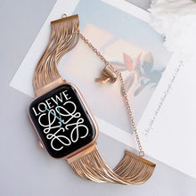 Load image into Gallery viewer, Women&#39;s Chain Bracelet For Apple Watch Band
