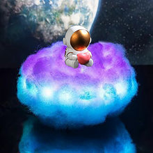 Load image into Gallery viewer, LED Clouds Astronaut Lamp With Rainbow
