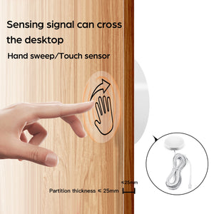 Penetrable Wood Hand Sweep Touch Sensor Neon LED Lights