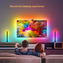 Laden Sie das Bild in den Galerie-Viewer, Smart-TV-Hintergrundbeleuchtung, Musik-Lichtleiste mit WLAN-Kamera-Sprachsteuerung
