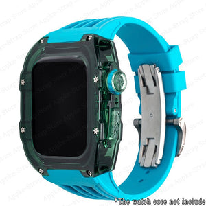 Transparent Case & Silicone Strap for Apple Watch