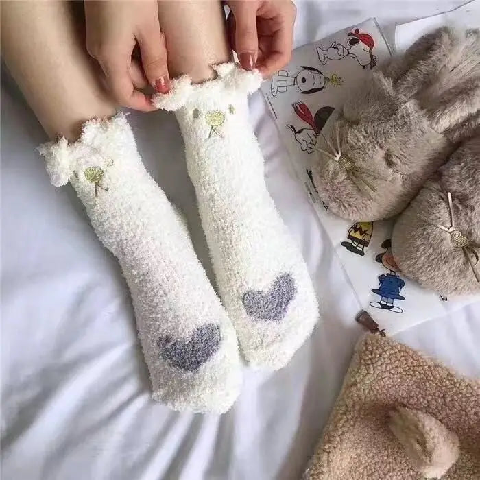 Cozy Cow Spot Socks