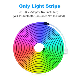 RGB-Neon-LED-Streifen, kompatibel mit WiFi-Bluetooth-APP-Steuerung