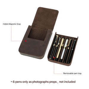 Handmade Leather Fountain Pen Case