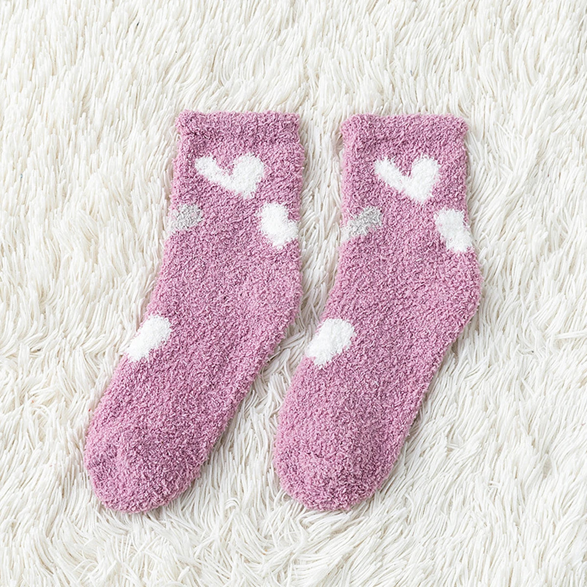 Cozy Cow Spot Socks