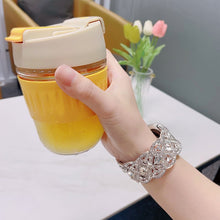 Laden Sie das Bild in den Galerie-Viewer, Diamond Metal Wristband Strap for Apple Watch

