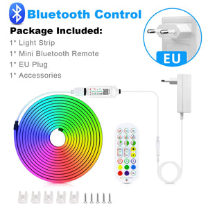 RGB Neon LED Strip Compatible with WiFi Bluetooth APP Control
