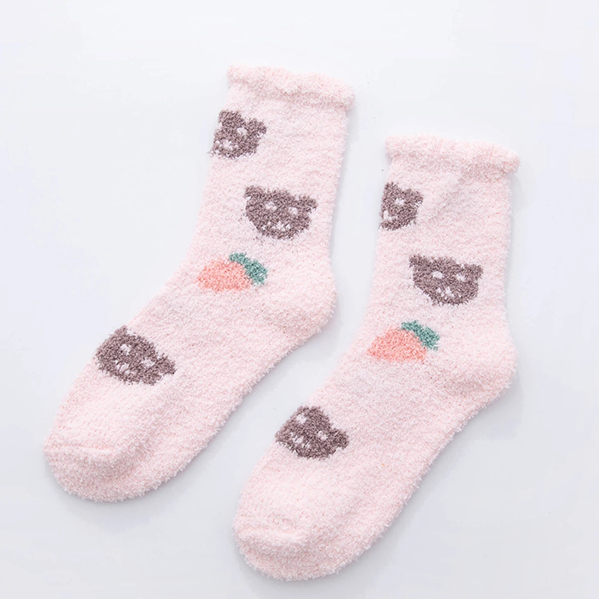 Cozy Cow Spot Socks