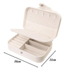 Travel PU Leather Jewelry Organizer Box