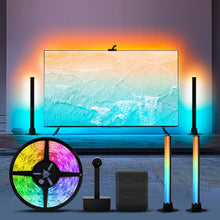 Laden Sie das Bild in den Galerie-Viewer, Smart-TV-Hintergrundbeleuchtung, Musik-Lichtleiste mit WLAN-Kamera-Sprachsteuerung
