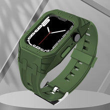 Laden Sie das Bild in den Galerie-Viewer, Silicone Strap and Carbon Fiber Case Mod Kit For Apple Watch
