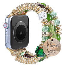 Laden Sie das Bild in den Galerie-Viewer, Women&#39;s Beaded Bracelet for Apple Watch
