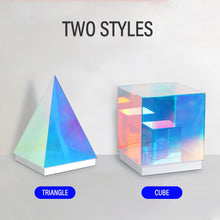 Load image into Gallery viewer, Acrylic LED Pyramid Night Light with Remote Control
