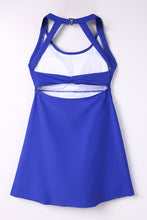 Load image into Gallery viewer, Strappy Halterneck Skirt Style One Piece Swimsuit
