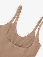 Wholesale Seamless Open-Bust Abdomen Flattening Mid-Thigh Bodysuit