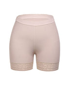 Wholesale Black Large Size Butt Lifter Tummy Control  Lifting Panty Lace Hem