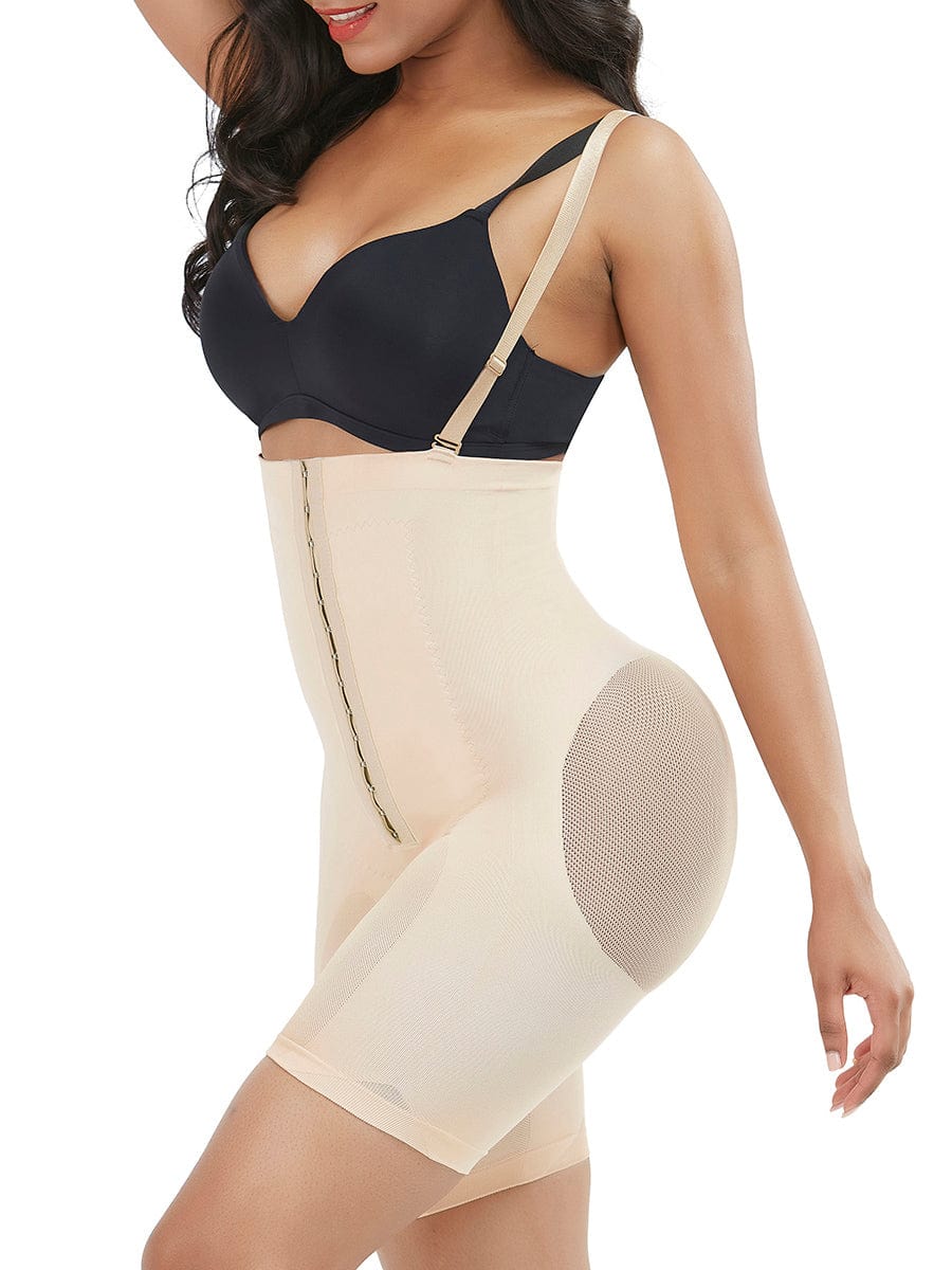 Wholesale Black Seamless Sheer Mesh Full Body Shaper Abdominal Control