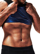 Wholesale Blue Large Size Vest Shaper Round Collar For Fitness