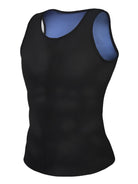Wholesale Blue Large Size Vest Shaper Round Collar For Fitness