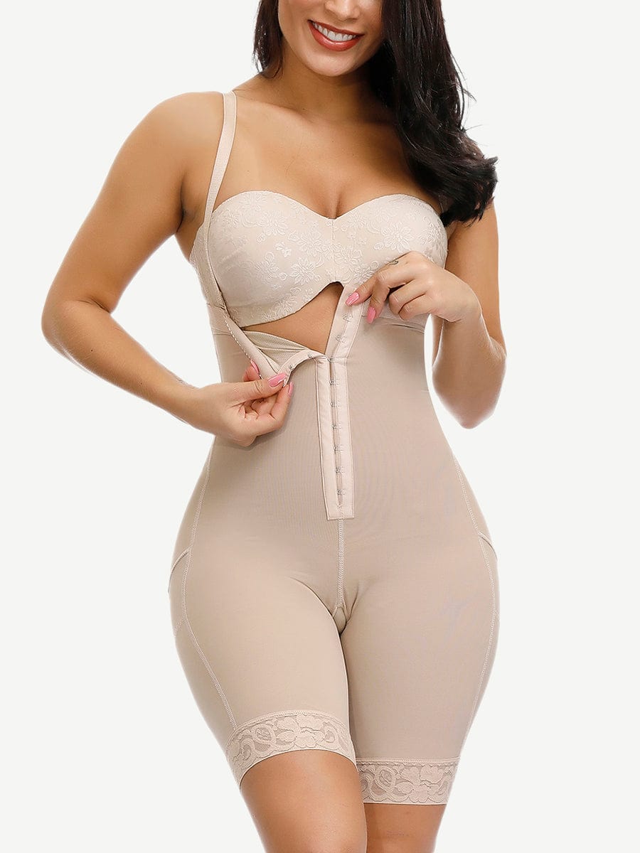 Wholesale Weight Loss Detachable Straps Full Body Shaper Hook Plus Size