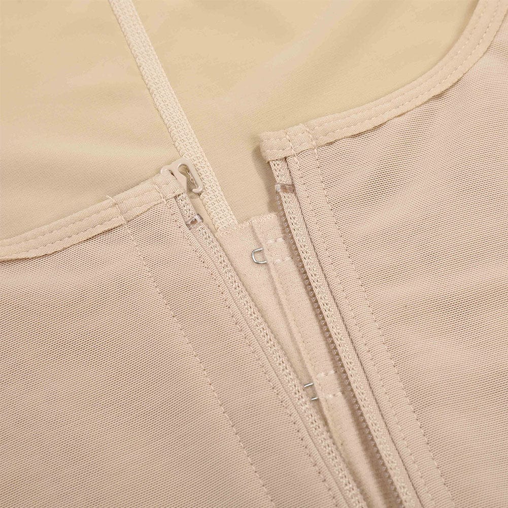 Wholesale Black Underbust Bodysuits Boyshort Open Crotch Lace Slimming Belly