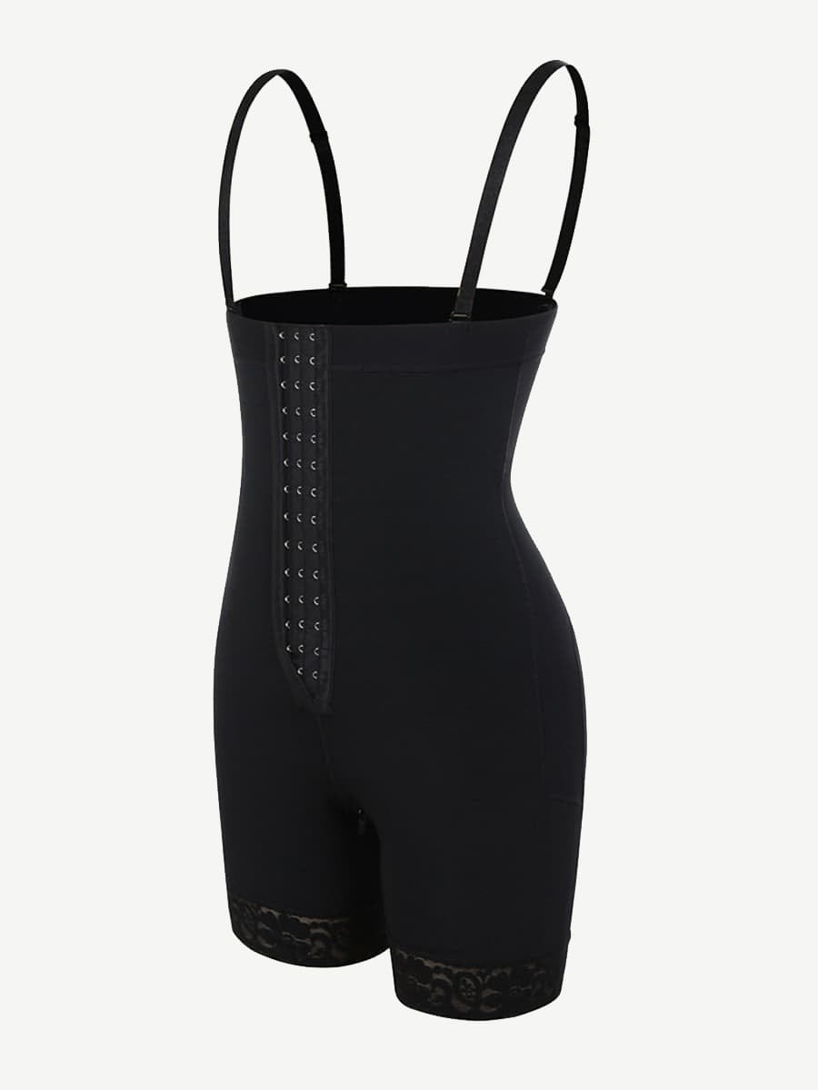 [USA Warehouse]Wholesale Lace Trim Shaping Full Body Shaper Big Size Abdomen Control