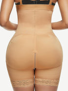 [USA Warehouse]Wholesale Lace Trim Shaping Full Body Shaper Big Size Abdomen Control