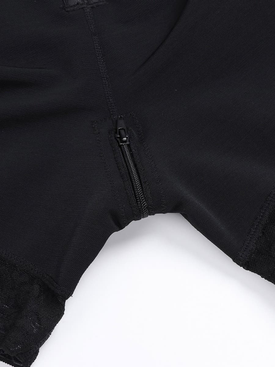 [USA Warehouse]Wholesale Lace Trim Shaping Full Body Shaper Big Size Abdomen Control