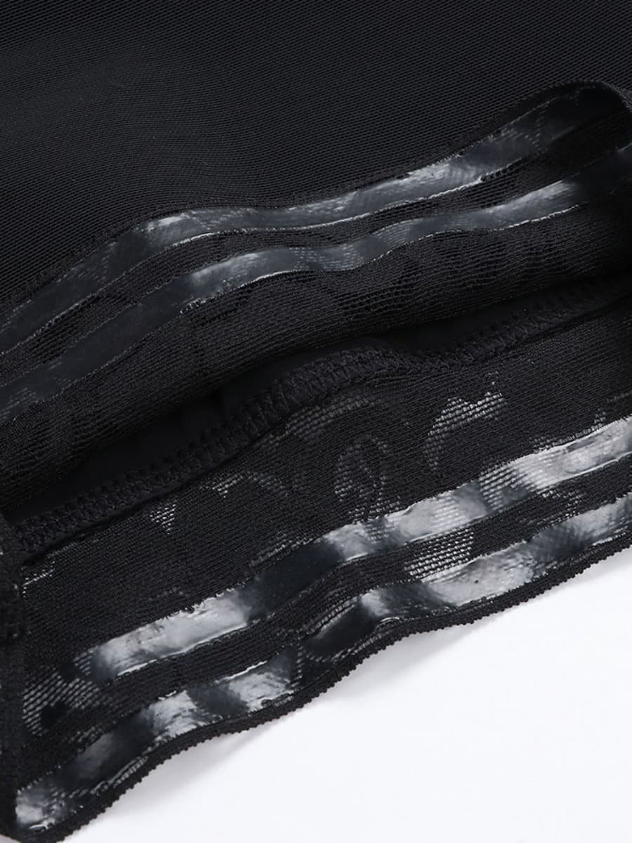 [USA Warehouse]Wholesale Lace Trim Shaping Full Body Shaper Big Size Abdomen Control