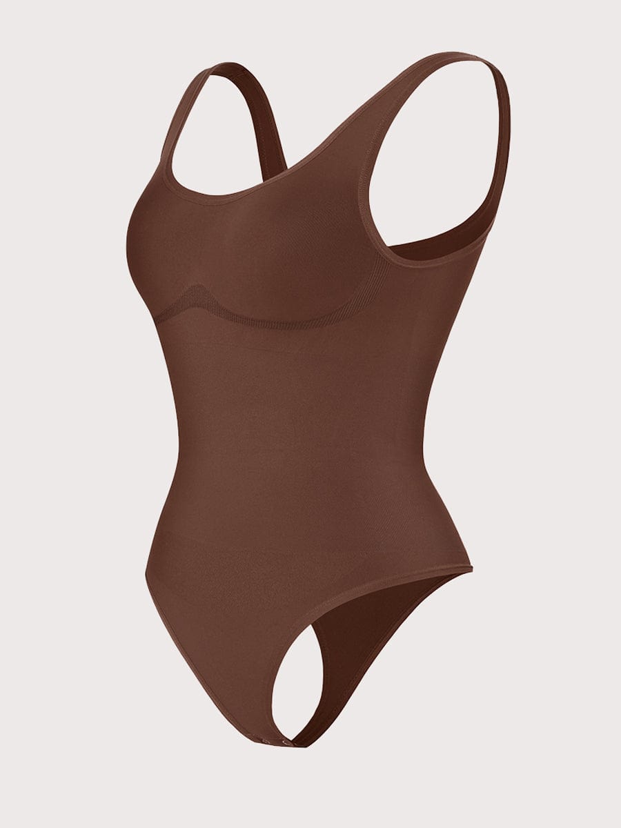 [USA Warehouse] Wholesale🌿 Eco-friendly Seamless Outerwear Belly Control Thong Bodysuit