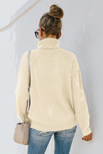 Laden Sie das Bild in den Galerie-Viewer, Turtleneck Knitted Pullover Sweater - www.novixan.com
