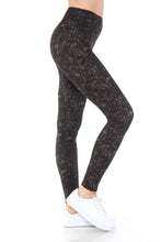 Load image into Gallery viewer, Banded Lined Multi Printed Knit Yoga Style Legging With High Waist - www.novixan.com
