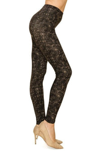 Multi Print, Full Length, High Waisted Leggings In A Fitted Style With An Elastic Waistband - www.novixan.com