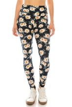 Load image into Gallery viewer, Long Banded Lined Multi Floral Knit Legging - www.novixan.com
