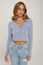 Load image into Gallery viewer, Faux Pearl Crop Top - www.novixan.com
