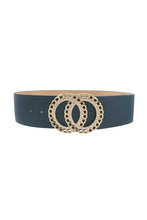 Load image into Gallery viewer, Double Circle Chain And Rhinestone Belt - www.novixan.com
