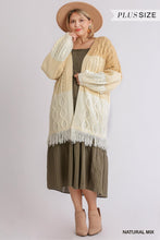 Cargue la imagen en el visor de la galería, Patchwork Knitted Open Front Cardigan Sweater - www.novixan.com
