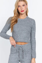Load image into Gallery viewer, Long Sleeve Crew Neck Sweater Top - www.novixan.com
