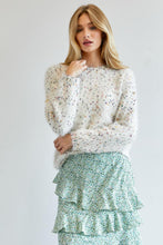 Load image into Gallery viewer, Cute Fuzzy Thick Knit Polak Dot Sweater - www.novixan.com
