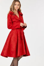 Load image into Gallery viewer, Button Tacking Collar Suede Coat - www.novixan.com
