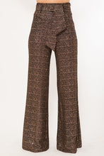 Laden Sie das Bild in den Galerie-Viewer, Shiny Paillette Pants with Adjustable Buckle Belt - www.novixan.com
