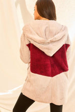 Laden Sie das Bild in den Galerie-Viewer, Long Sleeve Wool Hoodie Jacket With Pocket - www.novixan.com

