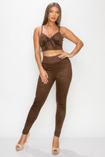 Load image into Gallery viewer, Snake Print Top And Leggings Set - www.novixan.com
